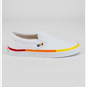 NEW Vans Rainbow Classic Slip On
